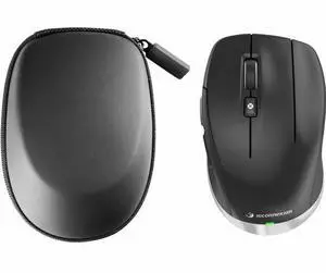 3Dconnexion CadMouse Compact Wireless - Designed for the Mobile CAD Specialist - Optical - Wireless - Bluetooth - 2.40 GHz - Rechargeable - 7200 dpi - 7 Button(s) - 5 Programmable Button(s)