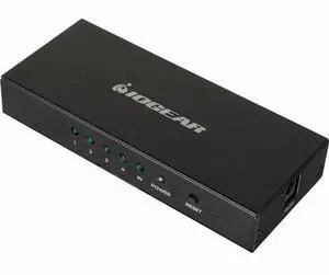 IOGEAR 8K 4-Port HDMI Splitter - 60 Hz to 60 Hz - 7680 x 4320 - 1 x HDMI In - 4 x HDMI Out - Metal