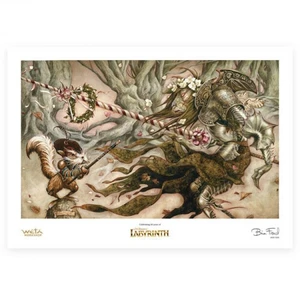 W?t? Workshop Labyrinth (1986) The Knight Who Never Yields Limited Edition Art Print W?t? Workshop Labyrinth (1986) The Knight Who Never Yields Limited Edition Art Print