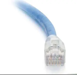 C2G 43173 HDBaseT Certified Cat6a Cable with Discontinuous Shielding, Plenum CMP-Rated, Blue (75 Feet, 22.86 Meters)