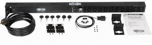 Tripp Lite 3.3 / 3.7 kW Single-Phase Monitored PDU, LX Platform Interface, 208 / 230V Outlets (18 x C13 / 2 x C19), C20/L6-20P, 0U 35.5", TAA (PDUMNV20HV2LX)