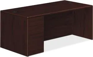 HON HON10702LNN 10700 Series Single-Pedestal Desk HON HON10702LNN 10700 Series Single-Pedestal Desk