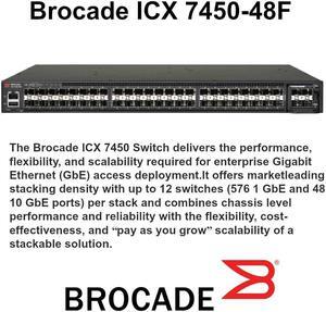 Brocade ICX7450-48F Layer 3 Switch