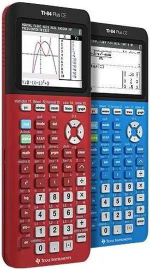 Texas Instruments TI-84 Plus CE Graphing Calculator - Radical Red