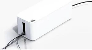 Bluelounge BLUCBM-WH CableBox Mini Cable Management Solution w/ 4-socket Power Strip - White Bluelounge BLUCBM-WH CableBox Mini Cable Management Solution w/ 4-socket Power Strip - White