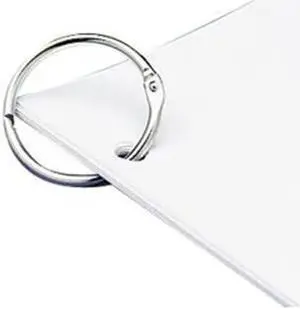 Book Ring, 3/4" Diameter, 100/BX, Silver