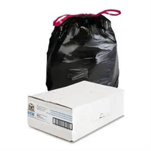 Genuine Joe Trash Can Liners 30 Gal. 1.05 mil 30"x32" 42/BX BK 01230