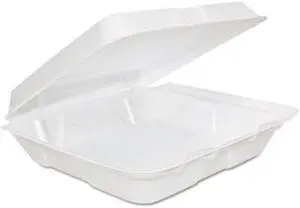 Small Single Compartment Foam Tray Hinged 8"x7.5"x2.25" 80HT1 200CS
