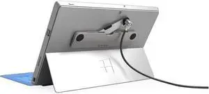 Blade Universal Lock Slot Adapter with Keyed Cable Lock Silver