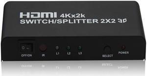 4Xem 4 Port HDMI Splitter Supports3D 4K/2K - 4XHDMI44K2K