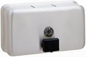 Bobrick ClassicSeries Surface-Mounted Liquid Soap Dispenser Horizontal 40 oz Metal 2112