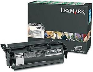 Lexmark X654X31G Extra High Yield Toner Cartridge - Black