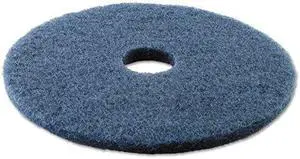 Boardwalk PAD 4017 BLU BWK4017BLU Standard 17" Diameter Scrubbing Floor Pads, Blue (Pack of 5)