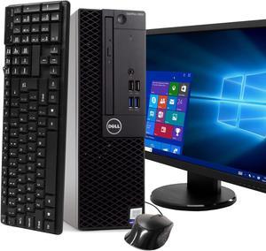 Refurbished Dell Optiplex 3050 Desktop Computer PC 320 GHz Intel i5 Quad Core Gen 7 8GB DDR4 RAM 2TB SATA Hard Drive Windows 10 Professional 64 bit 19 Screen