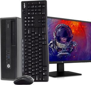 HP ProDesk 600 G2 SFF Desktop Computer PC, Intel i5-6500, 16GB RAM 2TB HDD, Windows 10 Professional, New 23.6" FHD V7 LED Monitor, New 16GB Flash Drive, Wireless Keyboard & Mouse, DVD, WiFi