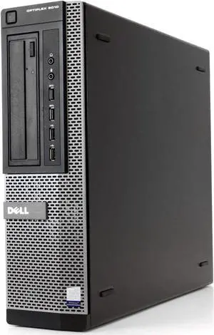 Dell Black Optiplex 9010 Desktop Intel 3rd Gen i5-3470 (3.2 GHz) 8GB 120GB SSD Intel HD Graphics DVD-ROM Win 10 Pro, HDMI
