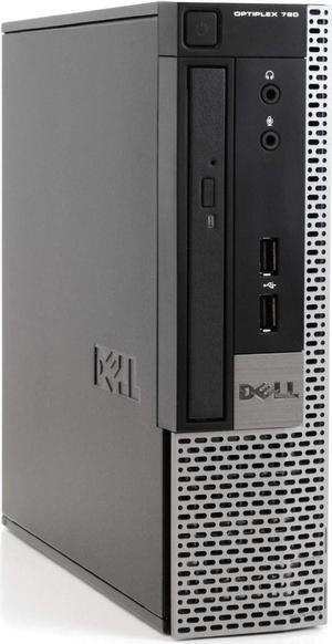 Dell Dell 790 Ultra Small Form Factor Computer PC, 3.20 GHz Intel i5 Quad Core Gen 2, 8GB DDR3 RAM, 500GB SATA Hard Drive, Windows 10 Home 64 bit, 19" Screen