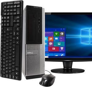 Dell OptiPlex 390 Desktop Computer PC, 3.20 GHz Intel i5 Quad Core Gen 2, 8GB DDR3 RAM, 1TB SATA Hard Drive, Windows 10 Home 64 bit, 22" Screen