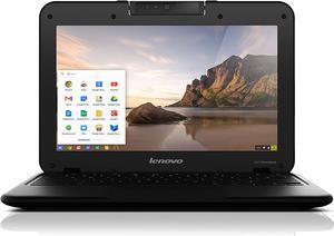 Lenovo Chromebook N21, 2.16 GHz Intel Celeron, 4GB DDR2 RAM, 16GB SSD Hard Drive, Chrome, 11" Screen (Grade B)