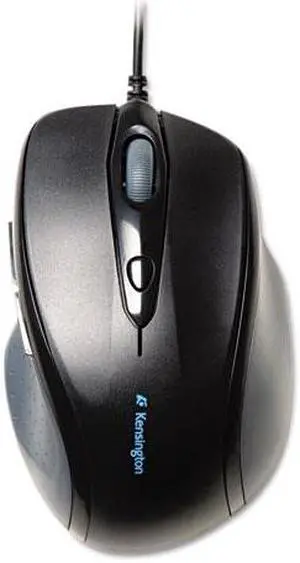 Pro Fit Wired Full-Size Mouse, Usb, Right, Black