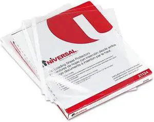 Top-Load Poly Sheet Protectors, Standard Gauge, Letter, Clear, 50/Box