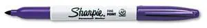 Sanford Sharpie Permanent Marker, Fine Point, Purple, Dozen, DZ - SAN30008