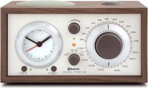 Tivoli Model Three BT Unmatched Sound Radio Alarm Clock - classic walnut / beige