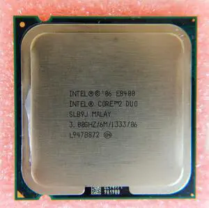 INTEL Slb9J  Core 2 Duo E8400 3.0Ghz 6Mb L2 Cache 1333Mhz Fsb Socket Lga775 45Nm 65W Desktop Processor Only