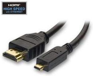 HDMI to Micro HDMI Cable, High Speed with Ethernet,  3 ft