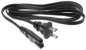 Notebook/Laptop Power Cord, NEMA 1-15P to C7, Polarized, 6 ft
