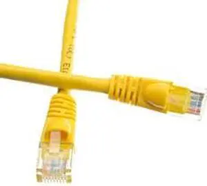 Cable Wholesale CAT6 UTP w/ Molded Boot Yellow 50 ft