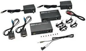 Tripp Lite BHDBT-K-SI HDBaseT Lite HDMI Over Cat5e/6/6a Extender Kit with Serial and IR Control, 4Kx2K UHD / 1080p, Up to 230-ft. (70M)