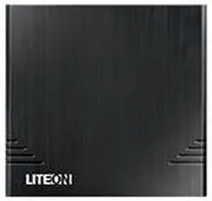 Liteon Storage EBAU108 External Slim 8x DVDRW USB2.0 DVD Writer 200ms 60000POH Retailb