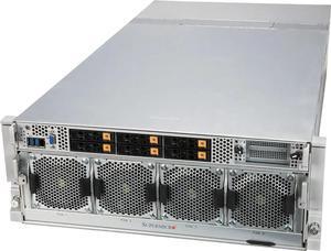 SuperMicro SYS-420GP-TNAR+ GPU SuperServer w/ 8x NVIDIA A100 80GB GPU, 2x Gold 6338N 2.20GHz 32-Core CPU, 1TB DDR4 RAM, 1.92TB NVMe, Rails, 2 YR Warranty
