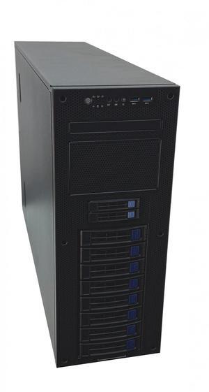 Tyan Thunder HX FT65TB5642 B5642F65TV8E2H-2T-N 8x LFF and 2x NVMe u.2, Xeon Silver 4310 2.10GHz 12-Core CPU, 128GB 2933MHz Memory, 8x Trays, 2x 960GB NVMe SSD, 2x 10GbE BaseT RJ45