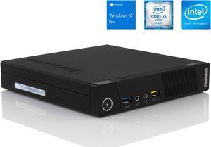 Lenovo ThinkCentre M93p Tiny Desktop, Intel Dual-Core i5-4570T Upto 3.6GHz, 16GB RAM, 1TB SSD, DisplayPort, HDMI, VGA, LAN, Wi-Fi, Windows 10 Pro