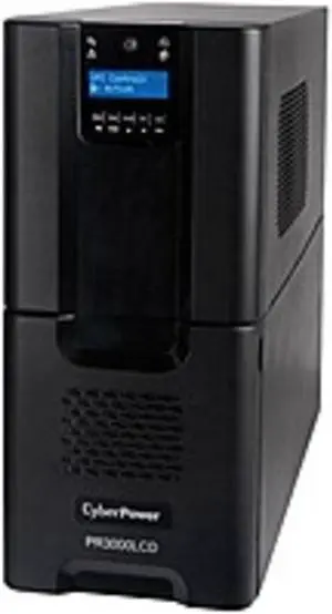 CyberPower Smart App Sinewave PR3000LCD Pure Sinewave UPS - AC 75-154V - 1030 Joules - RS-232, USB