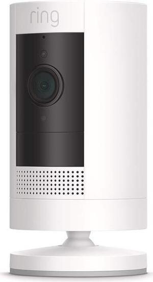 Ring B07Q6ZZFLS Stick Up Cam Wire-Free Security Camera - Battery Powered - 1080p - Night Vision - Wi-Fi - Indoor and Outdoor - White