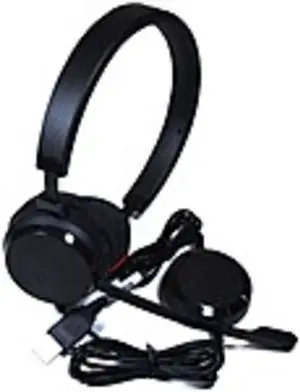 Jabra Evolve 20 UC Stereo - Stereo - USB, Mini-phone - Wired - Over-the-head - Binaural - Supra-aural - Noise Cancelling Microphone
