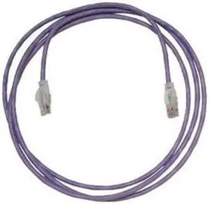 Ortronics MC5E03-07 Clarity CAT5E Modular Patch Cord - 3 feet - RJ45 To RJ45 - Unshielded Twisted Pair - ETL - RoHS Conformant - Purple