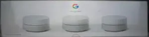 Google Wi-Fi 5 IEEE 802.11ac Ethernet Wireless Router - 2.40 GHz ISM Band - 5 GHz UNII Band - 150 MB/s Wireless Speed - 1 x Network Port - 1 x Broadband Port - Gigabit Ethernet