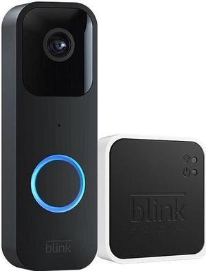 Blink Video Doorbell - Wired/Wireless - Black