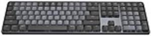 Logitech Master Series MX Mechanical Wireless Illuminated Performance Keyboard - Wireless Connectivity - Bluetooth/RF - 32.81 ft - PC, Mac - Mechanical/MX Keyswitch - Graphite
