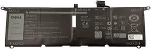 Dell DXGH8 Laptop Battery for Select XPS and Inspiron Models - 52Wh - 6500mAh - 7.6 Volts - 4 cell - Lithium-Ion - Black