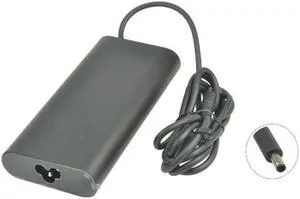 Dell 4MFJT Slim AC Adapter - 2.5 mm Barrel Tip - 6 Feet Power Cord - 3-Prong - 130 Watts - 19.5 Volts - 6.7 Amperes