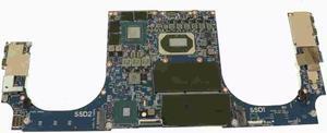 Dell 5JJ5P XPS 17 9700 M8FD5 19749-1 Laptop Motherboard With Intel Core i7-10750H CPU - NVIDIA GeForce GTX 1650 Ti - 4 GB GDDR6 - Dual-slot DDR4 Compatibility