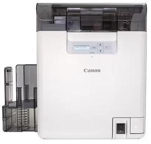 Canon 3189C002 IX-R7000 ID Card and Badge Printer with 2-Line LCD Screen - Dye Sublimation - Duplex - 600 DPI - 250 Cards - White