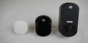 Google RB-YRD540-WV-BSP Next X Yale Smart Deadbolt Lock With Touch Keypad - Electronic - Steel - Contemporary - Adjustable Latch - Black Suede