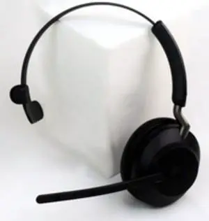 Jabra Evolve2 65 Headset - Mono - USB Type A - Wireless - Bluetooth - Over-the-head - Monaural - Supra-aural - Black
