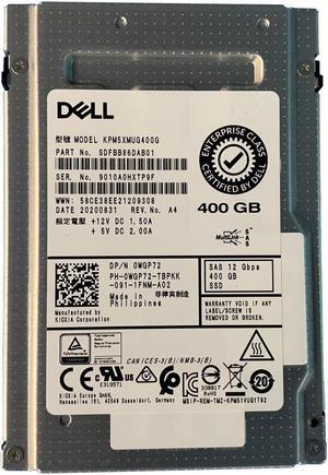 Dell WGP72 400 GB Write Intensive 2.5 Inches Internal Solid State Drive for PowerEdge R330 - Triple Level Cell - SAS III - 12 Gbps